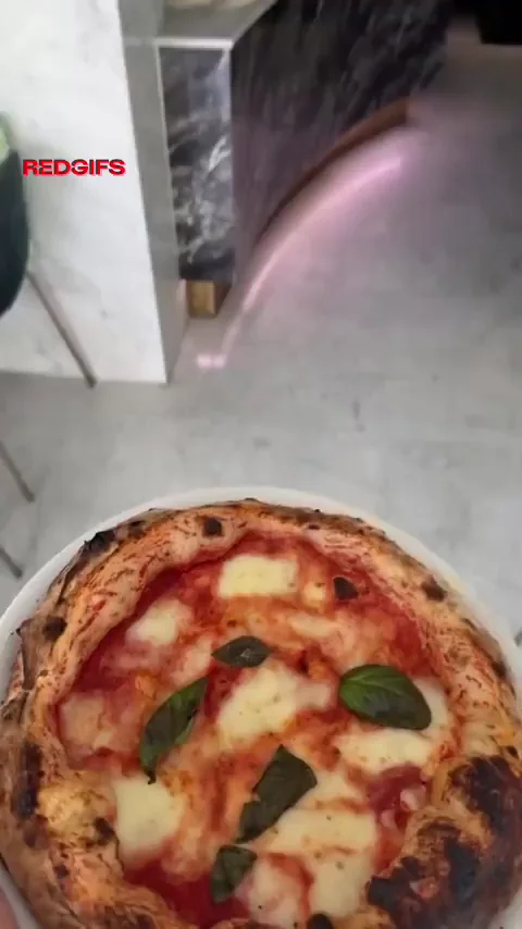 Sexyy Big Tits Babe Devours Pizza Like a Slutty Topping Tease 🍕🔥