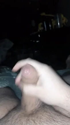 Reddit Sexting Explosion: 20yo French Stud Unloads Hairy Cock Hands-Free Cumshot
