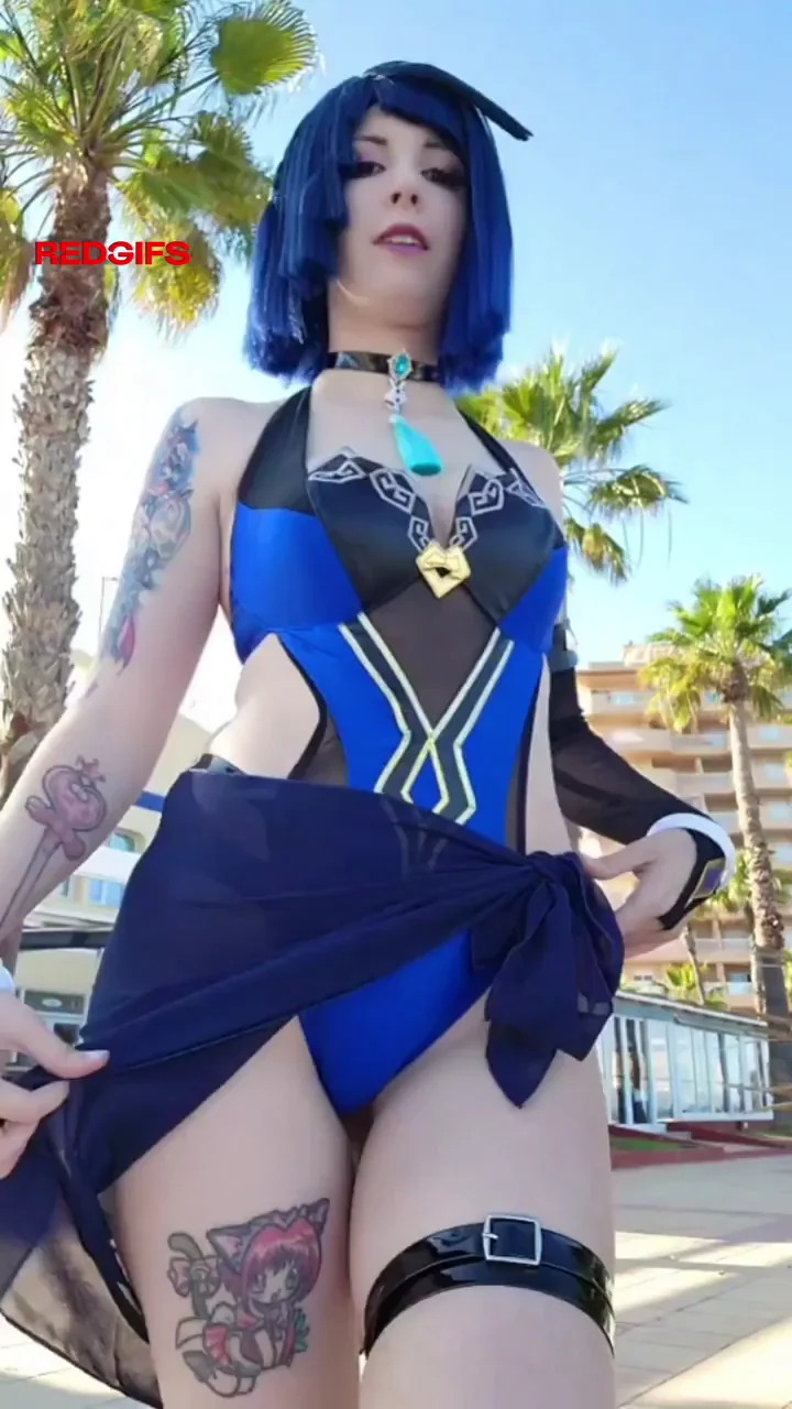 🔥 Yelan Cosplay Babe Kerocchi Smothers Face with Massive Ass 💦