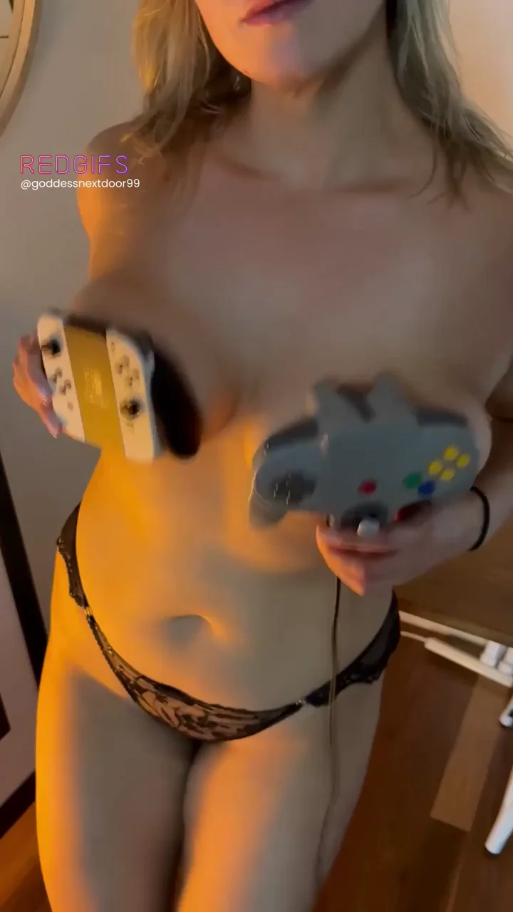 Cum over, lets playing Nintendo