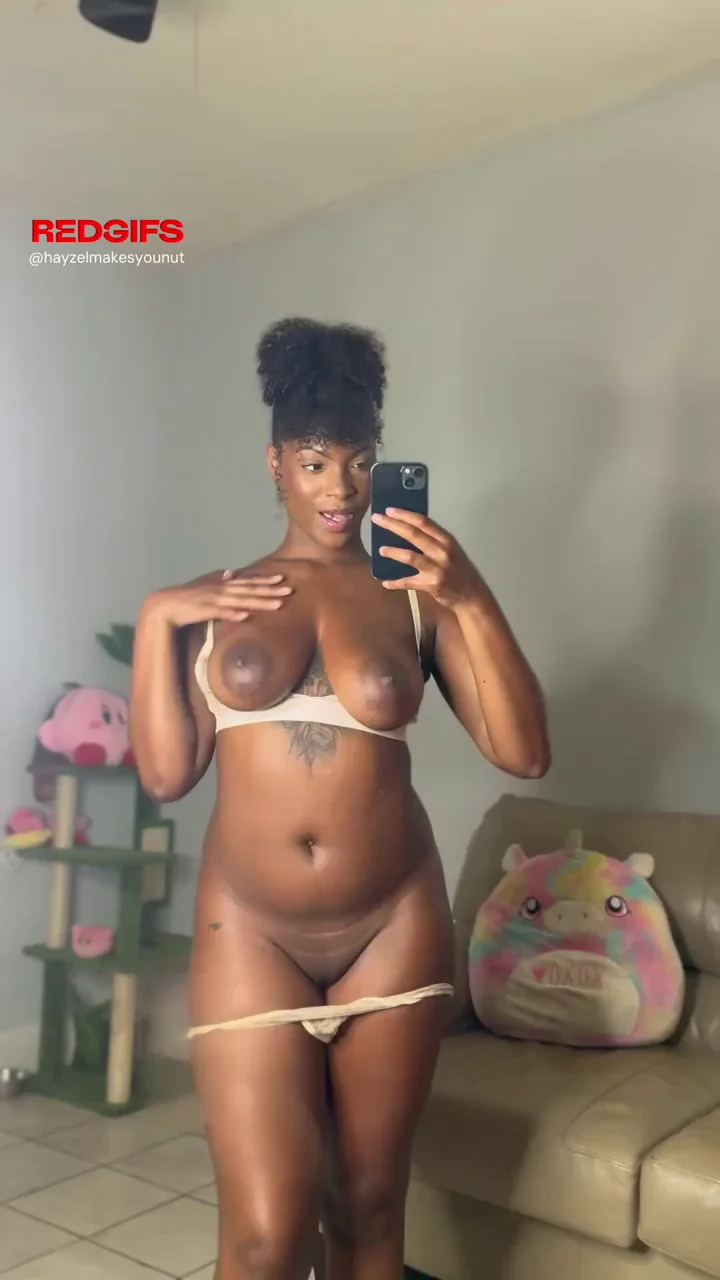 Ebony Babe Begs: Save Every Cum Drop for My Juicy Curves?