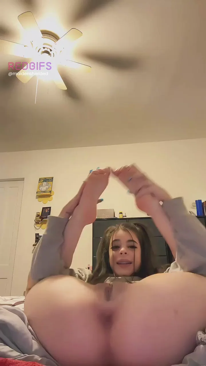 🍑 ShieldedmaidenCB's Tight Teen Pussy Tease - Legs Up Spread! 😈