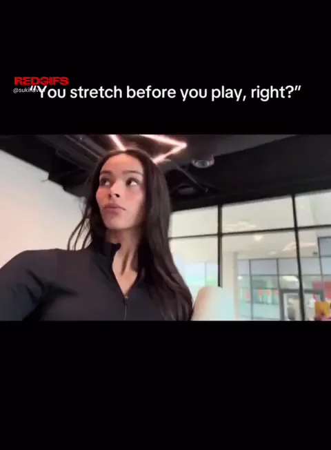 Don't skip your stretches bestie