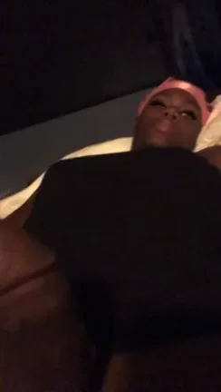 Ebony Trans Hottie Begs: 'Gimme That Hand on My Thick BBC!'