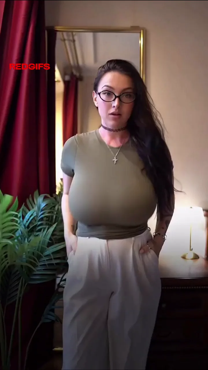 W Hangers: Russian MILF's Massive Tits Can't Be Hidden