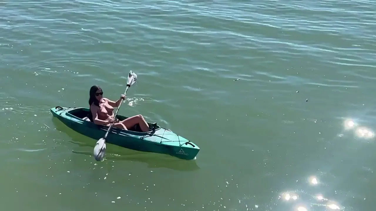 Tanning my curves on the water today