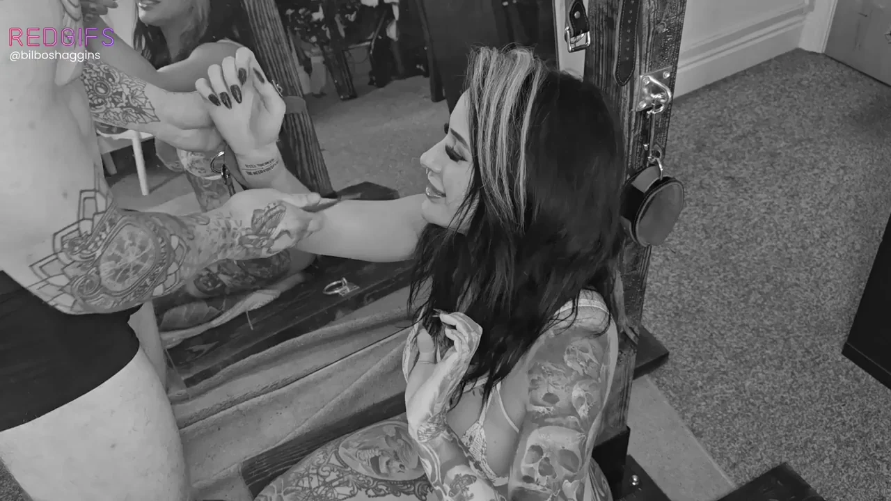 Throat-Owned Slut: Inked Dom Ravages Her Gagging Mouth