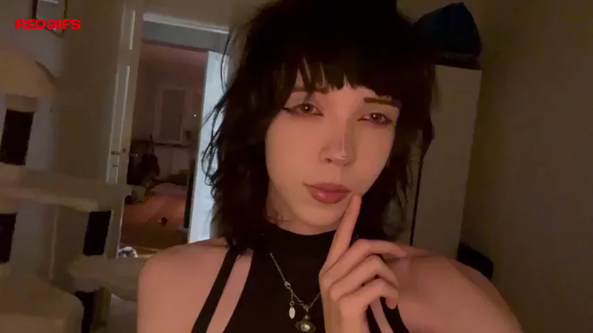 Goth Femboy's Big Dick Tease: First Post Slutty Reveal 😸