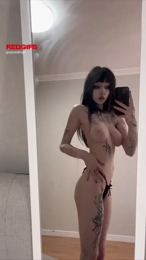 Naughty Christian Slut's Cross Tease with Perky Tits 😈✝️🍒