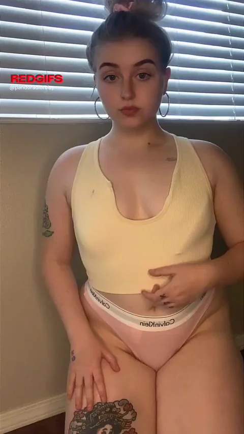 Chubby Cutie with Tiny Titties Teases 💦😛
