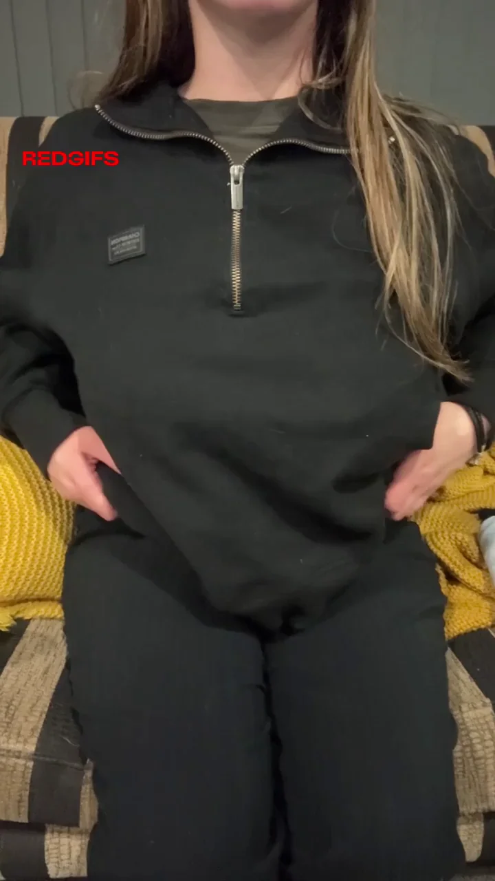 Petite College Slut's Epic G-Cup Hoodie Tease Reveal