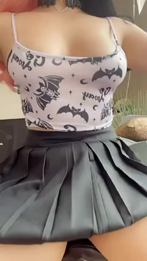 slutty goths love to show what’s under their clothes