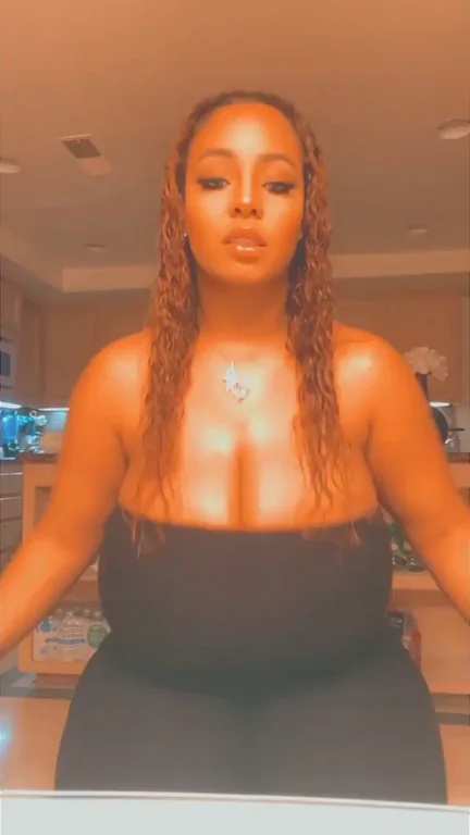 At such size coupled by 11 months of quarantine, the rest of the body might forcibly start by catching up along her ridiculously gigantic curves...