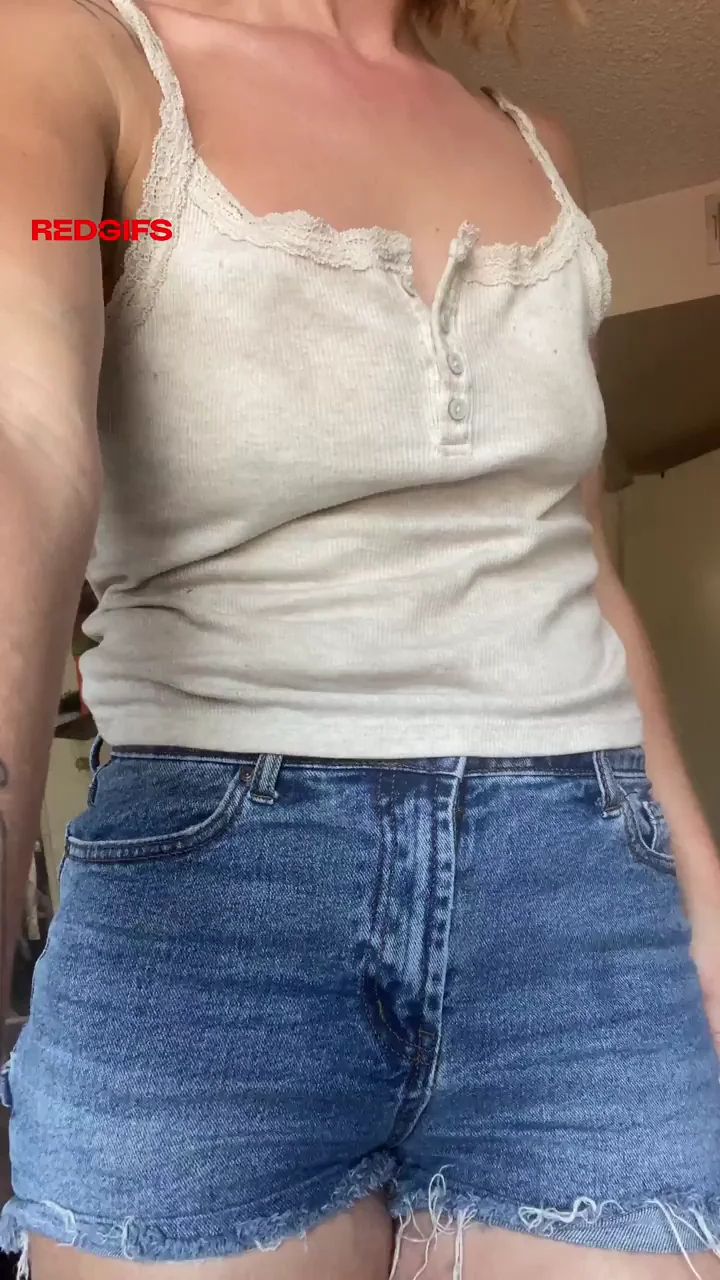 No Bra, No Panties, Just My Hairy Bush Slut Vibes 😈🍑