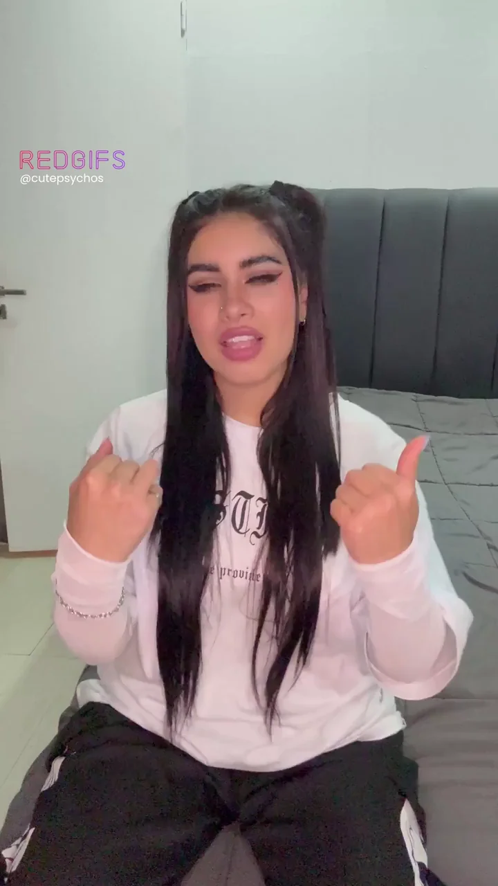 I was quietly doing my tiktok until he showed up with his huge cock