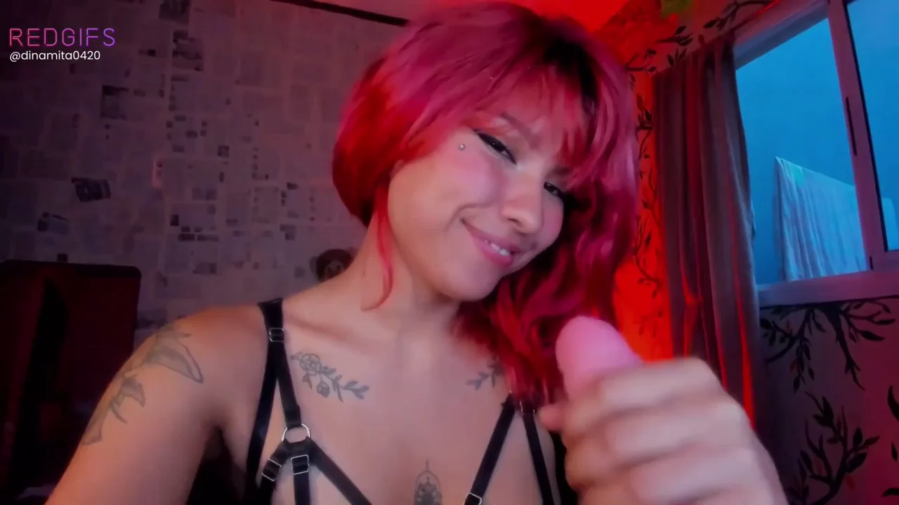 Petite Latina's Pink-Haired JOI Stress Buster 🍆💦