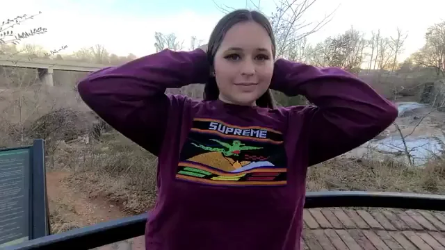 Public Tit Drop Slut Flashes Massive Jugs 😈🍈🍈
