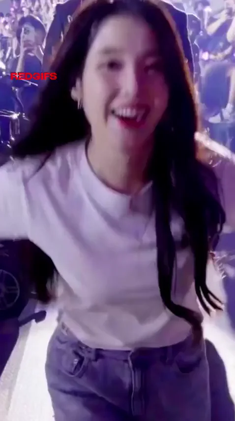IU's Perky Tits Tease in Tight White Tee - Kpop Fap Fuel