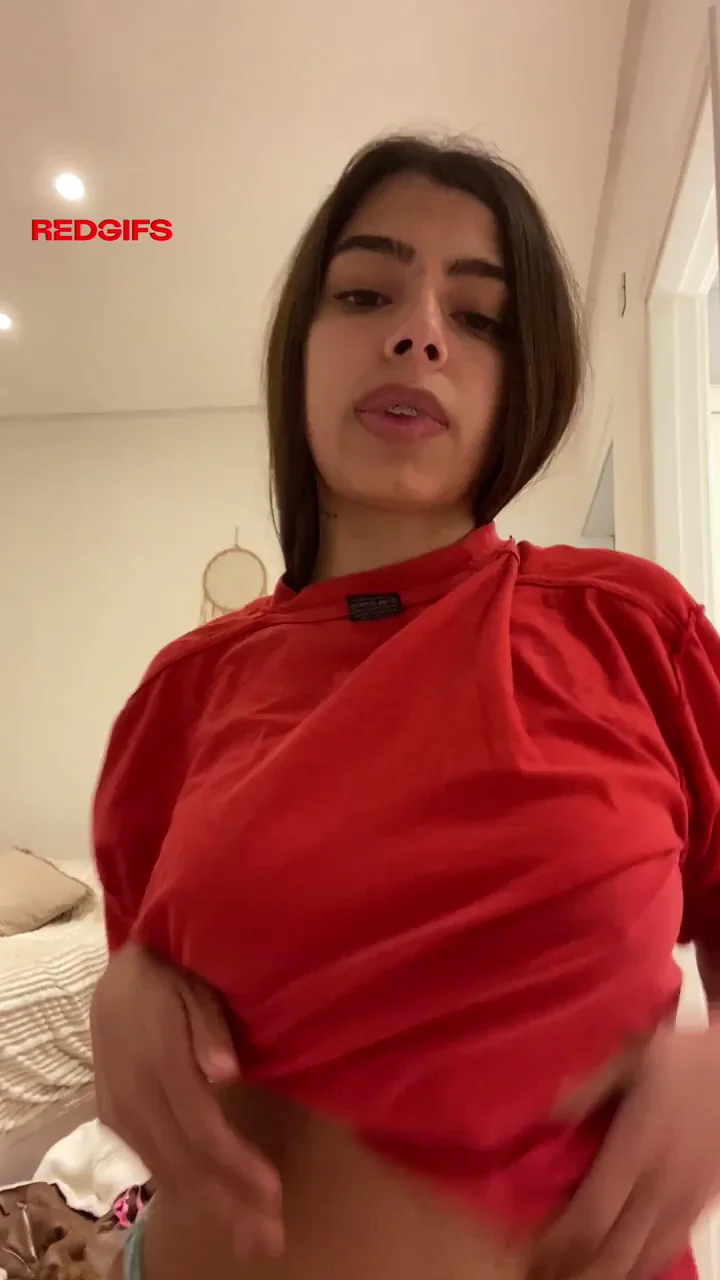 🔥 Quick Tit Flash from Braces-Wearing Teen Latina Slut 😈