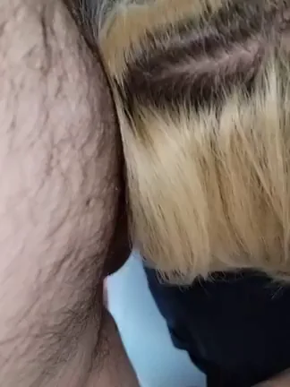 Blonde Slut Begs: Cum in My Mouth or Blast My Face?