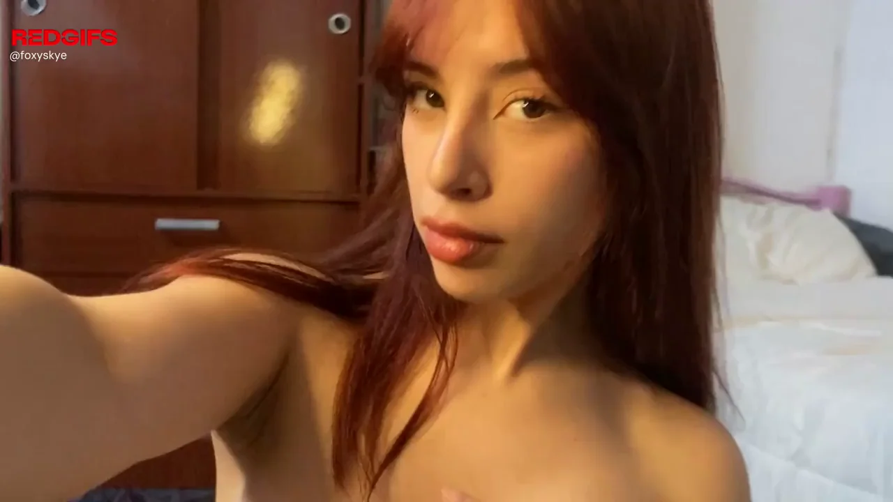 You wanted to see me without the bra so I took it off [F18]
