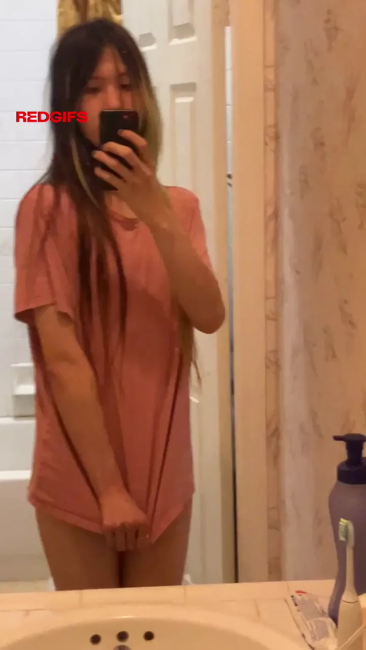 Forgot My Panties :3 – Asian Trans Tease in the Bathroom