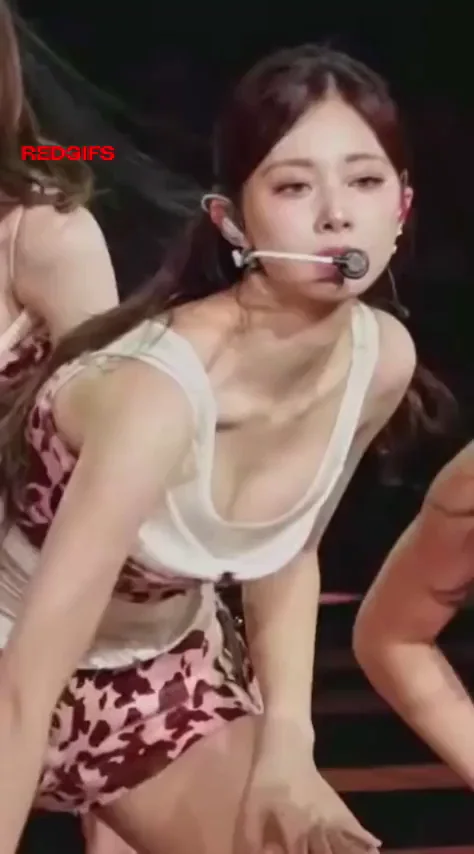 Tzuyu's Perky Tit Tease: TWICE Slutty Stage Jiggle