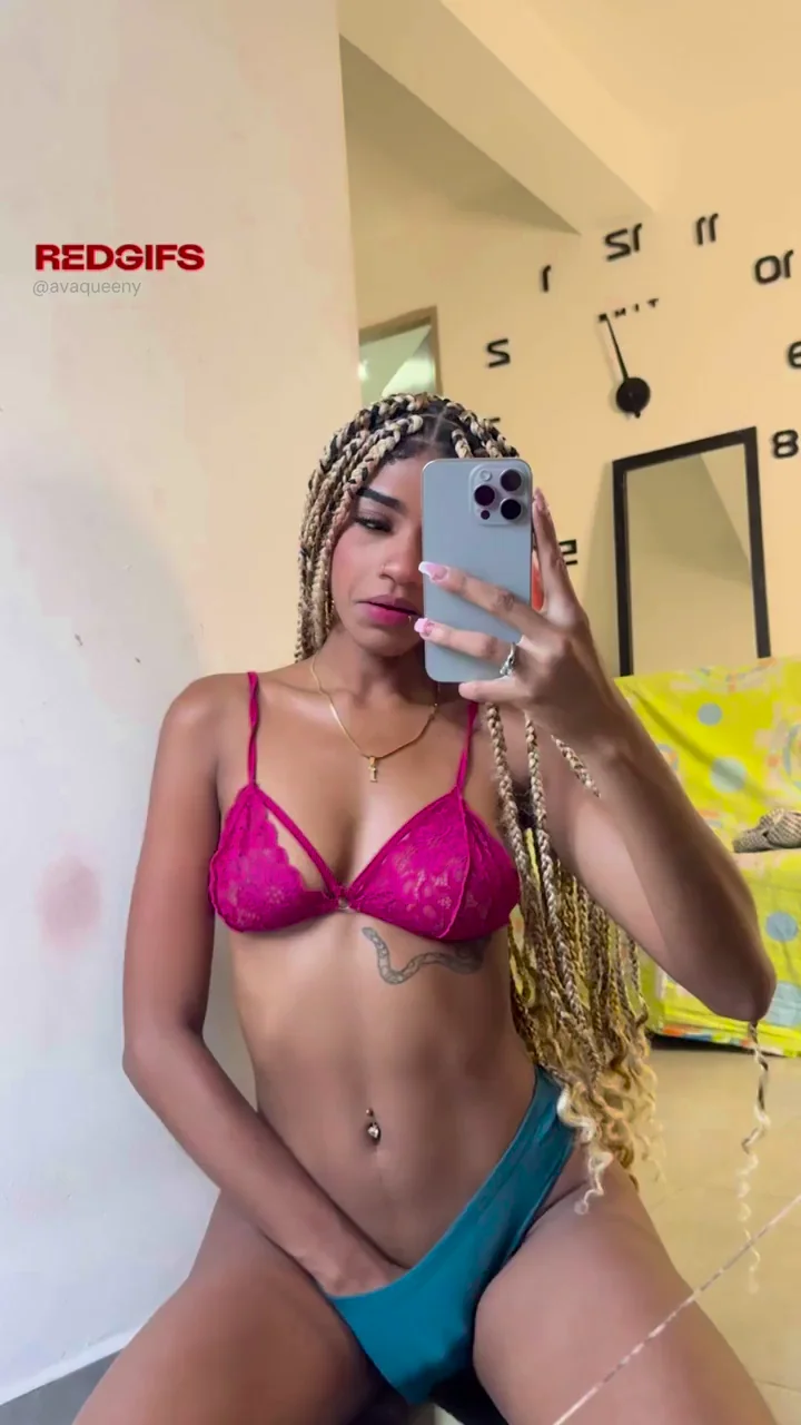 I am touching my pussy underneath my panty
