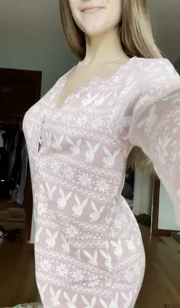 Peeling Off the Playboy Onesie: Teasing Slutty Curves Unleashed
