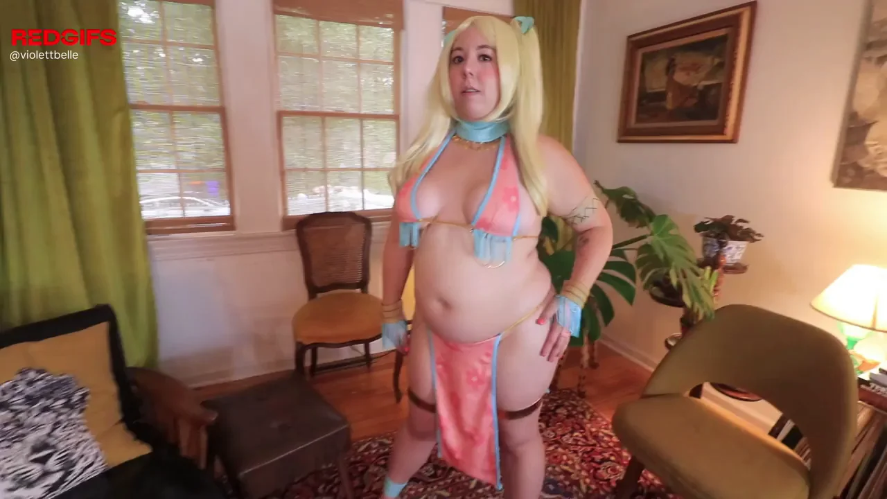 ViolettBelle's Slutty Harem Tease in Phat Ass Cosplay 👗🍑🔥