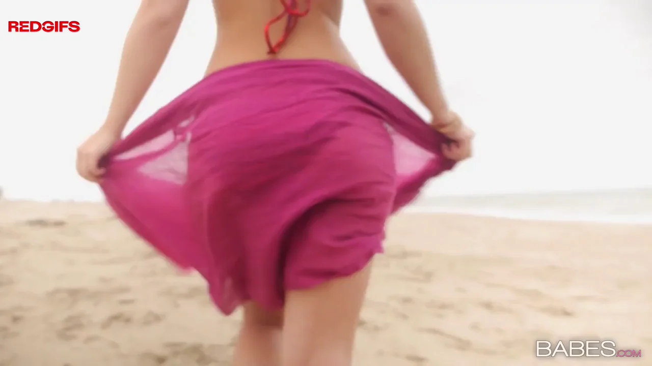 Remy Lacroix's Steamy Beach Tease and Passionate Fuck Fest