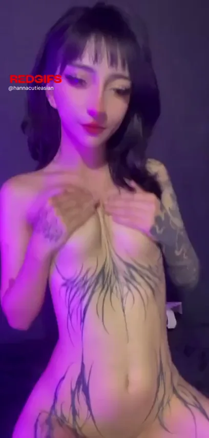 Face or Hands All Over My Inked Petite Tits? 😈🔥