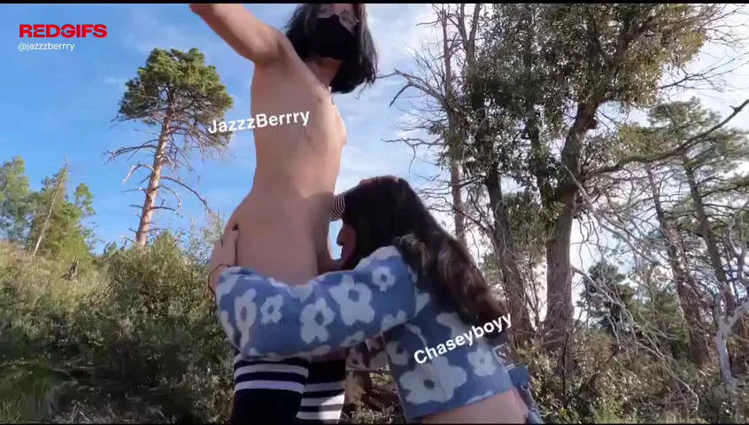 Throat fucking on our hike