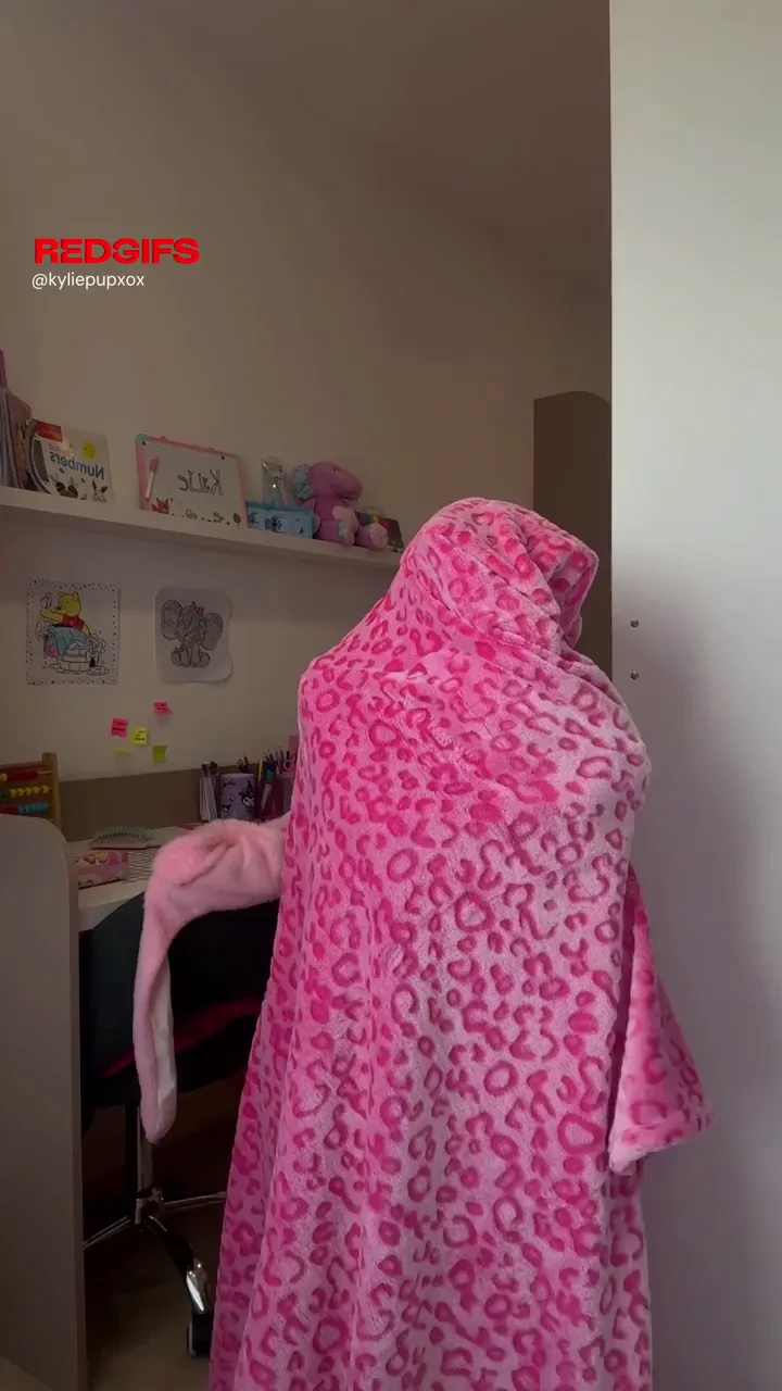 Super Slutty 4'2" Tiny Tease Surprise Under Pink Blankie 😈🍑