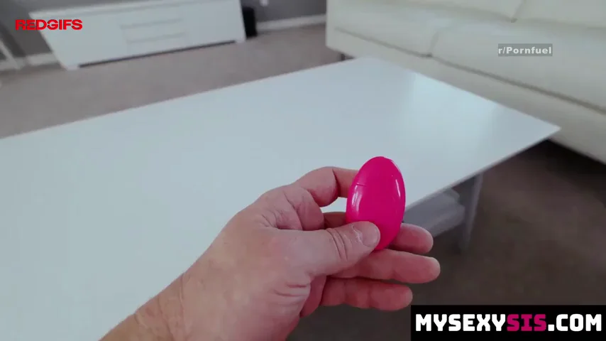 Stepbro Snags Sis's Pink Vibe Remote & Pounds Her Tight Teen Pussy 🥵🔥