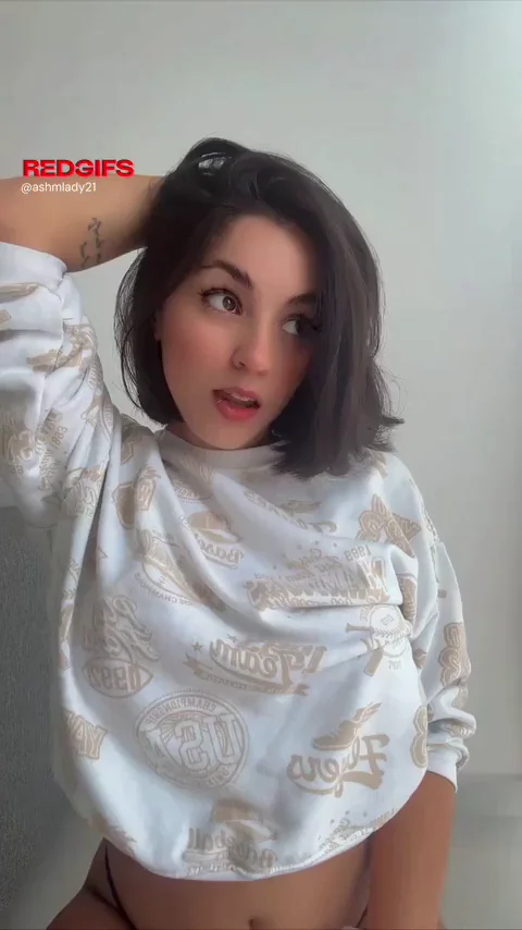 Unleashing My Perky Tits: Brunette Babe's Slutty Strip Tease
