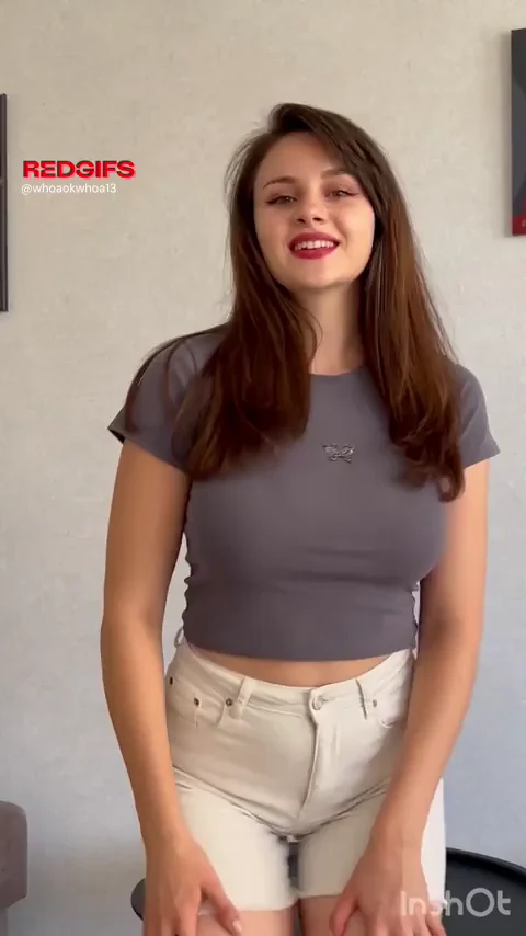 On or Off? 😈🔥 Hot Babe Strips to Nude Tits & Pussy Tease