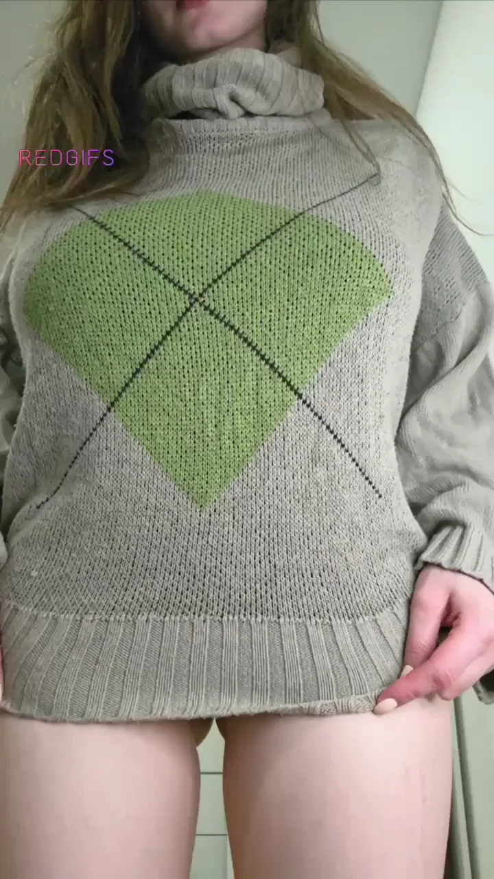 🥶 Cold Sweater Slut Begs You to Warm Her Juicy Pussy & Tits 🔥