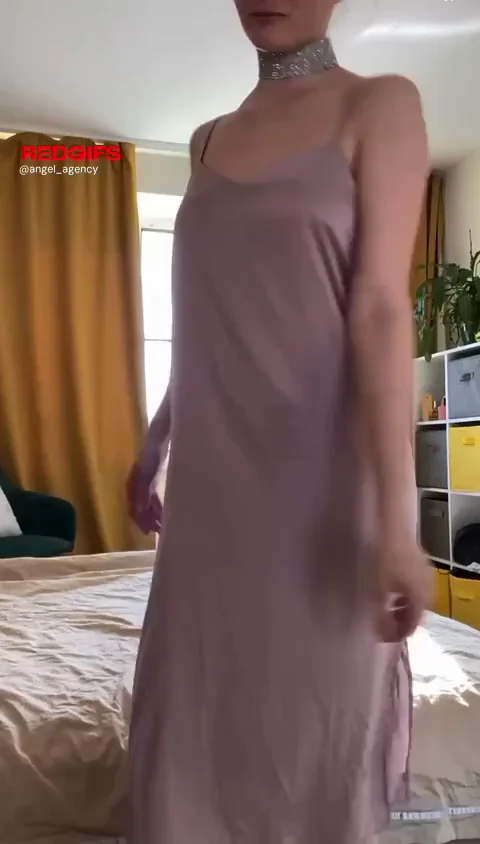 🔥 Redhead Tease Can't Quit Staring as I Slip Off My Dress 😈