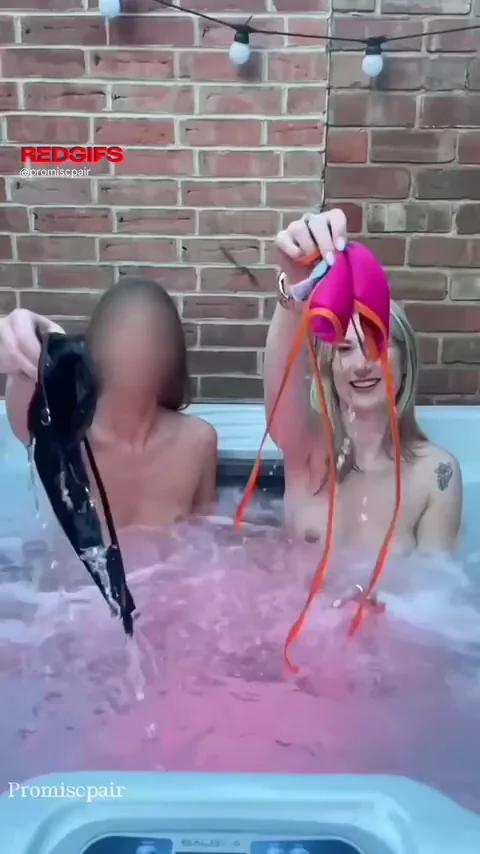 Hot Tub Tease to Blindfold Foursome Fuck Fest 🔥🛁💦