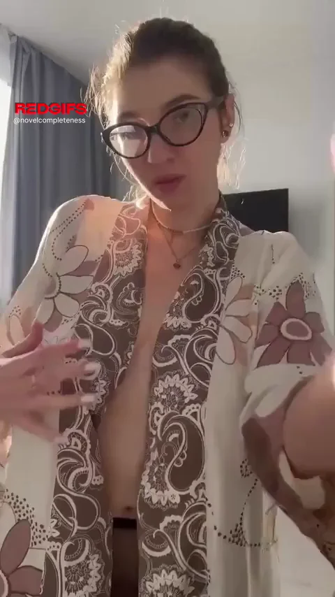 Thick Thighed Teen Teases Her Massive Natural Tits