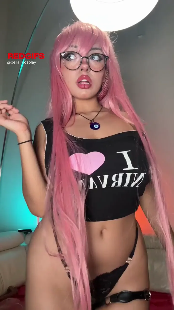 😍 Pink-Haired Cosplay Slut Teases Massive Tits & Juicy Ass ❤️🔥