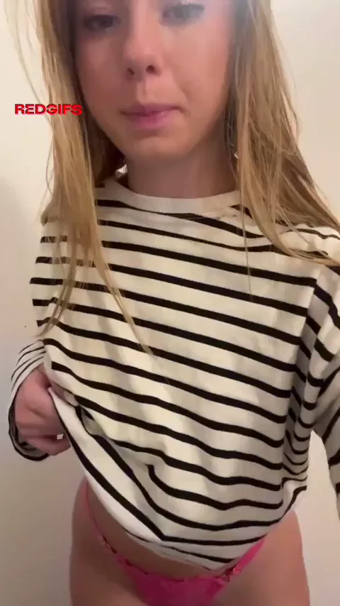Reveal my small tits, I’m a bit shy tbh