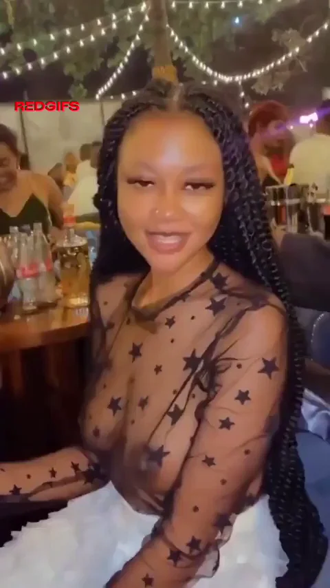Sheer top and braless in public 🔥