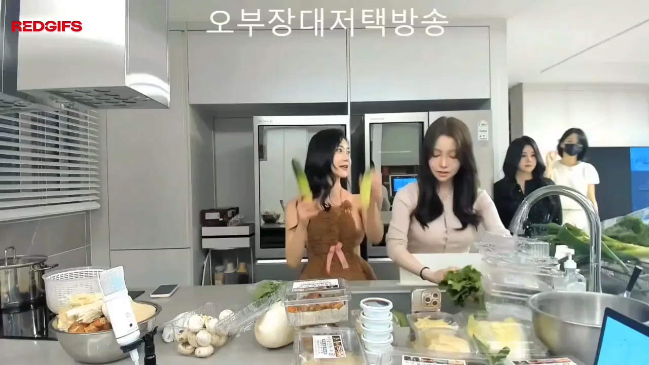 She's cooking alright