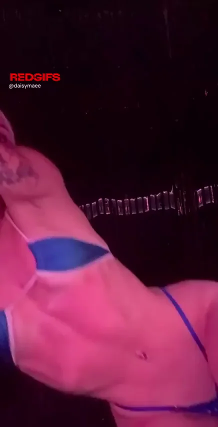 18yo Petite Freak Slipping Outta Tiny Blue Bikini 😈🍑