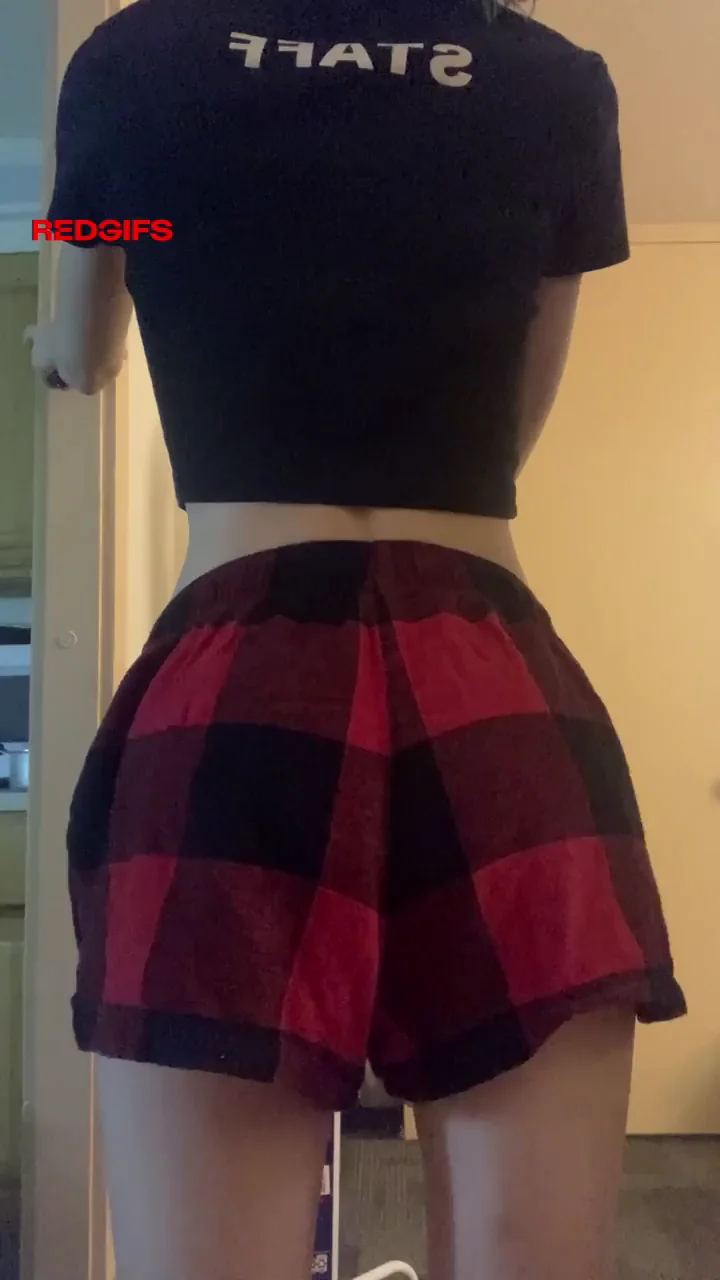 Petite Cutie Begs: Did My Slutty Plaid Ass Deserve That Spank? 🍑🔥