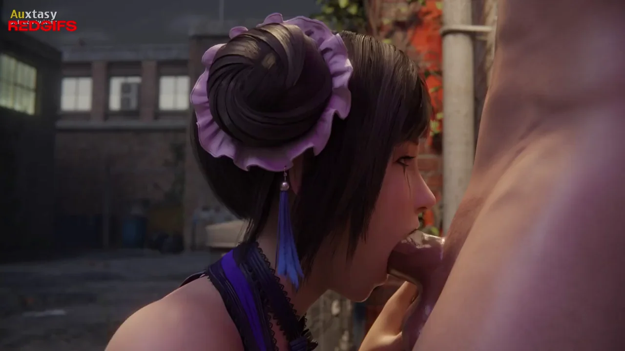 Tifa sucking dick in a back alley (Auxtasy)[Final Fantasy 7]
