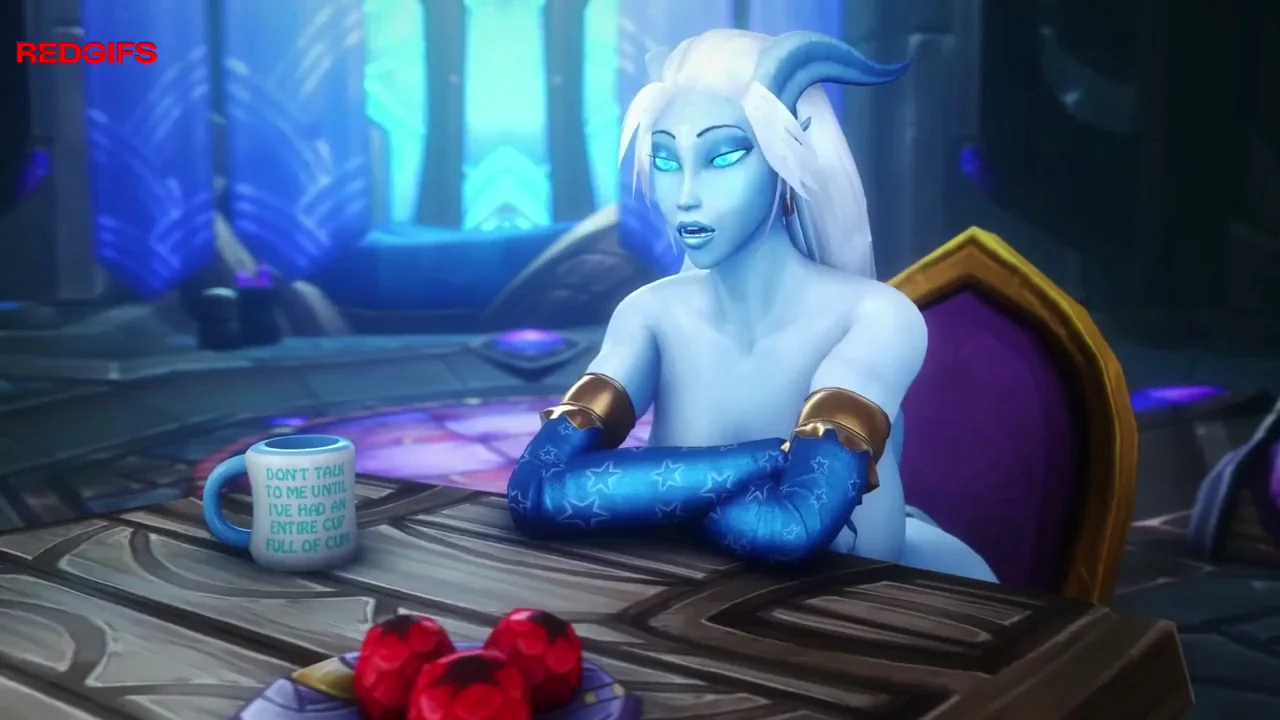 Draenei girl is very good at debates
