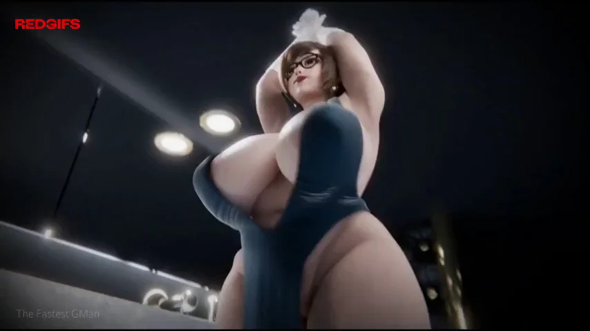 Mei's Wardrobe Rip Triggers Brigitte's Futa Cock Explosion Rampage